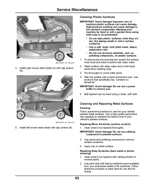 John Deere Select Series X350R (SN: 010001-020000) Lawn Tractors (North America) Operators Manual (OMM174376)