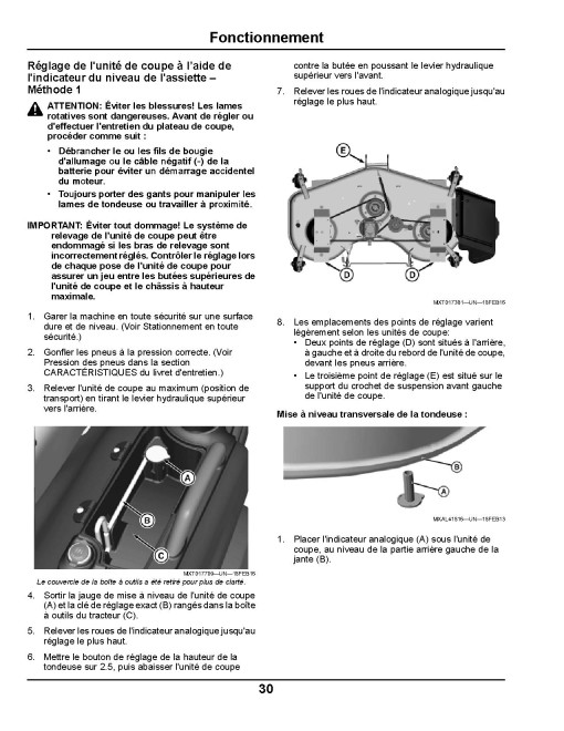 John Deere X750, X754 and X758 (SN: 050001-060000) Lawn Tractors (Export Edition) Operators Manual (OMM175134)
