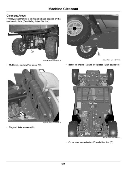 John Deere XUV550 Gator Utility Vehicles (SN: from 050001) (North America) Operators Manual (OMM175169)