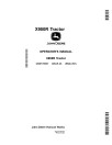 John Deere X950R (SN: 030001-040000) Lawn Tractors (Export Edition) Operators Manual (OMM175337)