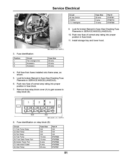 John Deere XUV825i Gator Utility Vehicles (SN: 110001 - 120000) (North America) Operators Manual (OMM175911)