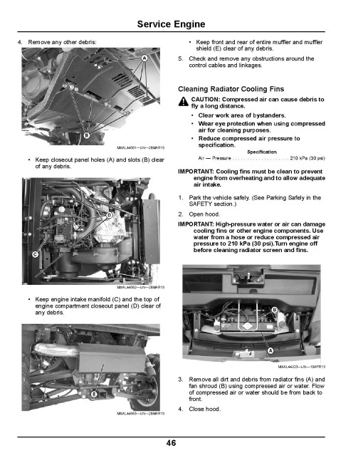 John Deere M-Gator A3 Utility Vehicles (SN: 110001 - 120000) (North America) Operators Manual (OMM176054)