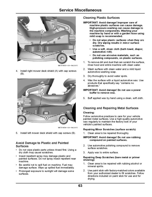 John Deere Select Series X350R (SN: 020001-050000) Lawn Tractors (North America) Operators Manual (OMM177851)