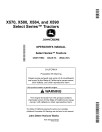 John Deere Select Series X570, X580, X584, X590 (SN: 120001-130000) Lawn Tractors (North America) Operators Manual (OMM177852)