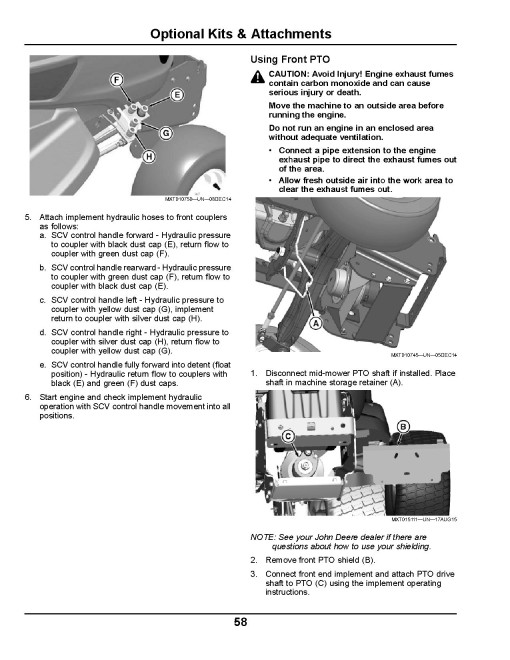 John Deere X950R (SN: 040001-070000) Lawn Tractors (Export Edition) Operators Manual (OMM178131)
