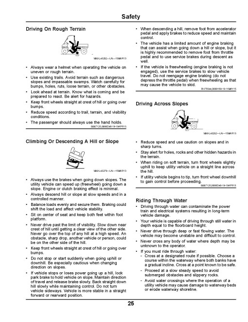 John Deere XUV560 and XUV560 S4 Gator Utility Vehicles (SN: from 020001) (North America) Operators Manual (OMM178604)