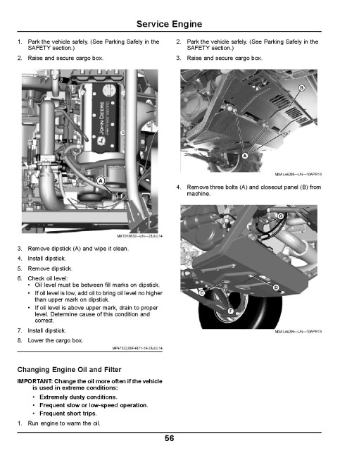 John Deere XUV825i S4 Gator Utility Vehicles (SN: from 120001) (North America) Operators Manual (OMM178611)