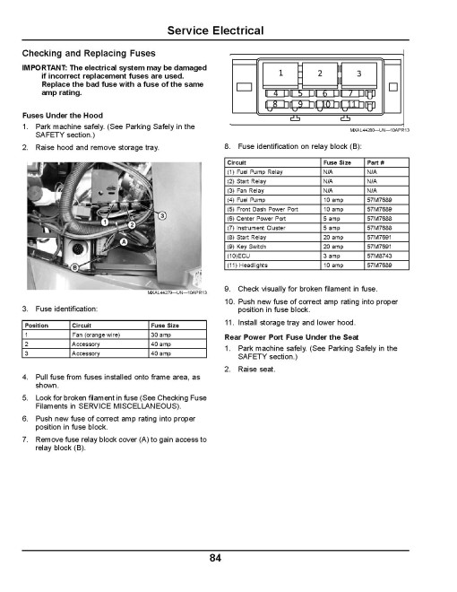 John Deere XUV825i S4 Gator Utility Vehicles (SN: from 120001) (North America) Operators Manual (OMM178611)