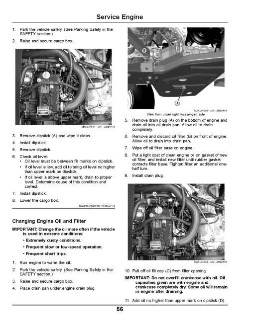 John Deere XUV855D S4 Gator Utility Vehicles (SN: from 120001) (North America) Operators Manual (OMM178612)