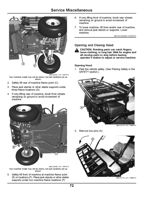 John Deere M-Gator A3 Utility Vehicles (North America) Operators Manual (OMM178613)
