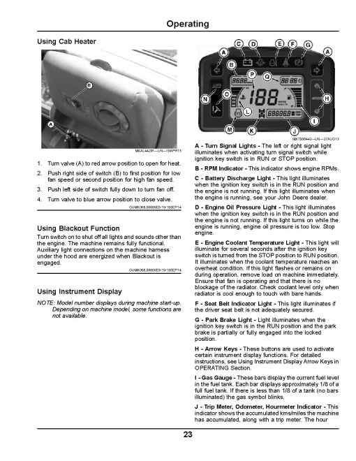 John Deere M-Gator A3-T Utility Vehicles (SN: 030001 - 040000) (North America) Operators Manual (OMM178614)