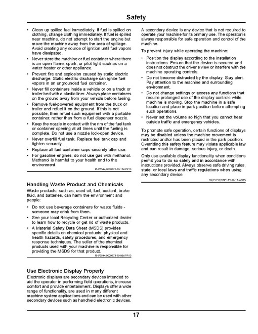 John Deere TS 4x2 Gator Utility Vehicles (SN: 120000 - 130000) (North America) Operators Manual (OMM178641)