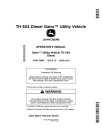 John Deere TH 6x4 Diesel Gator Utility Vehicles (SN: 120001 - 130000) (North America) Operators Manual (OMM178646)