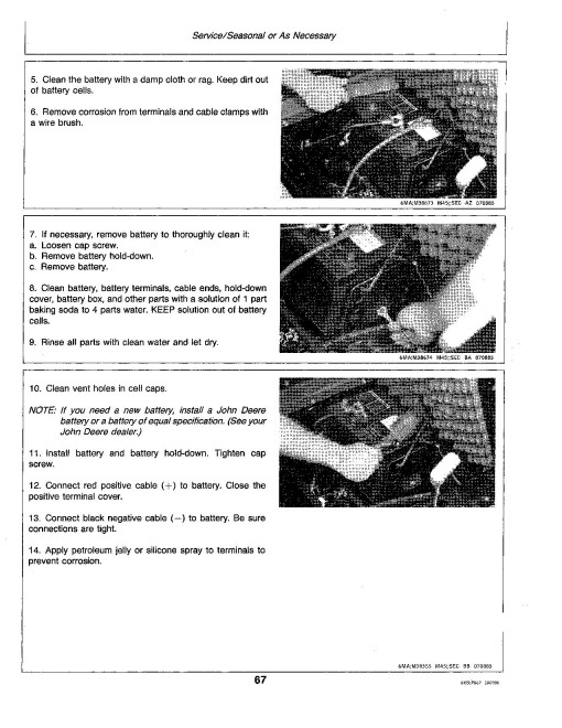 John Deere F915 and F935 Front Mowers (SN: 420001 - 475000) (North America) Operators Manual (OMM72338)