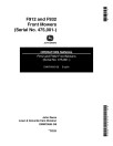John Deere F912 and F932 Front Mowers (SN: 475001 - 750000) (North America) Operators Manual (OMM79595)