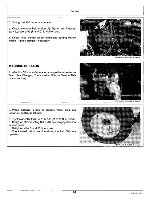 John Deere F915 and F935 Front Mowers (SN: 475001 - 750000) (North America) Operators Manual (OMM79596)