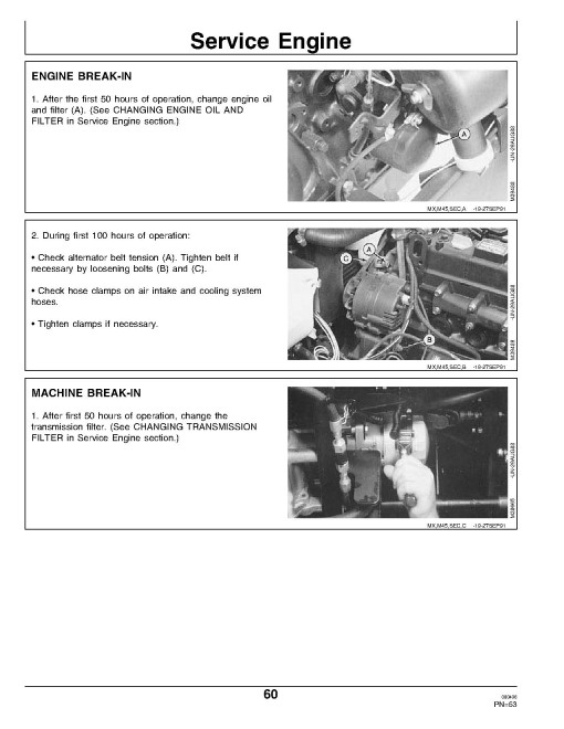 John Deere F915 and F935 Front Mowers (SN: 010001 - 130000) (North America) Operators Manual (OMM95190)