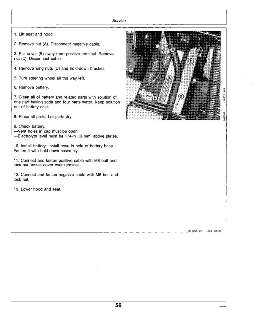 John Deere F510 and F525 Front Mowers (SN: 010001 - 100000) (North America) Operators Manual (OMM95233)