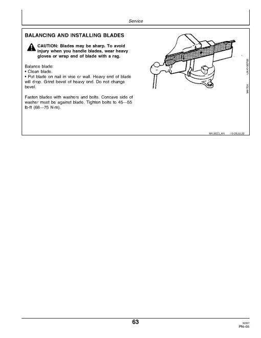 John Deere F510 and F525 Front Mowers (SN: 100001 - 120000) (North America) Operators Manual (OMM96424)