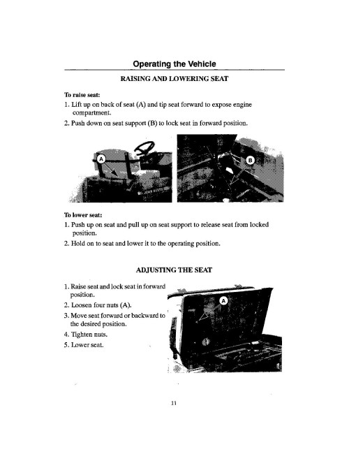 John Deere 1800 Utility Vehicles (SN: 010001 - 020161) (North America) Operators Manual (OMMT184)