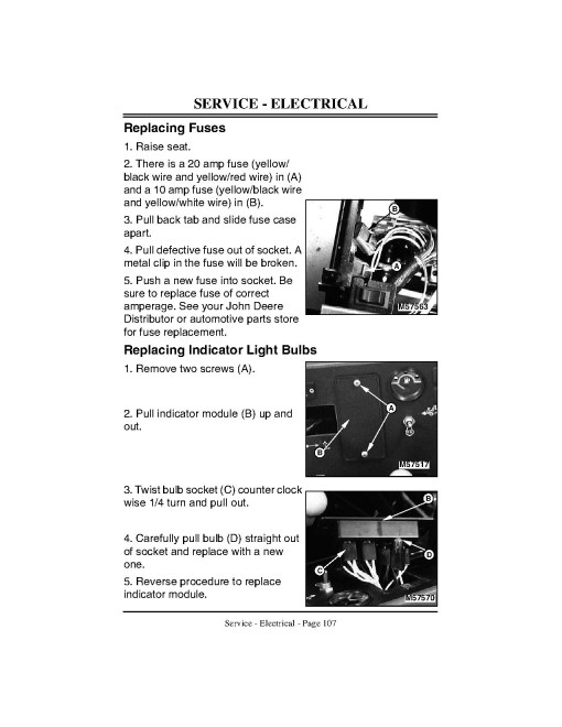 John Deere 3215 and 3235 Lightweight Fairway Mowers (SN: 020001 - 030200) (Export Edition) Operators Manual (OMMT2287)
