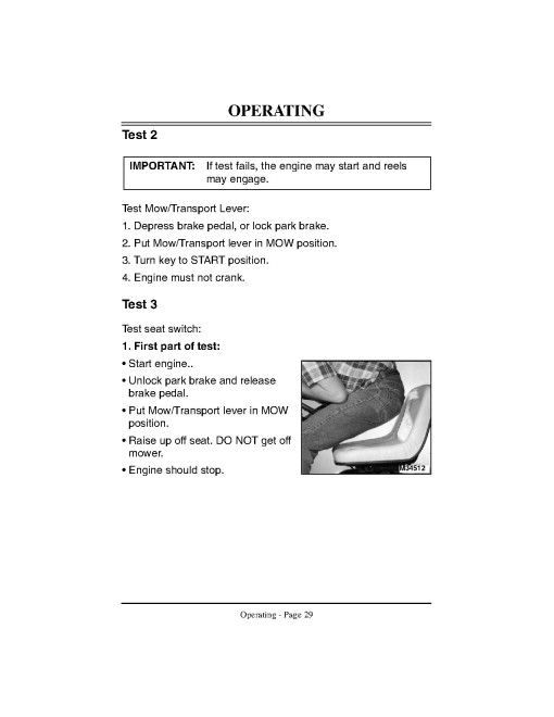 John Deere 3215 and 3235 Lightweight Fairway Mowers (SN: 020001 - 030200) (Export Edition) Operators Manual (OMMT2287)