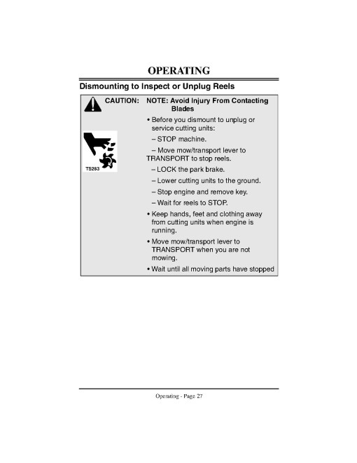 John Deere 3215 and 3235 Lightweight Fairway Mowers (SN: 020001 - 030200) (North America) Operators Manual (OMMT2353)