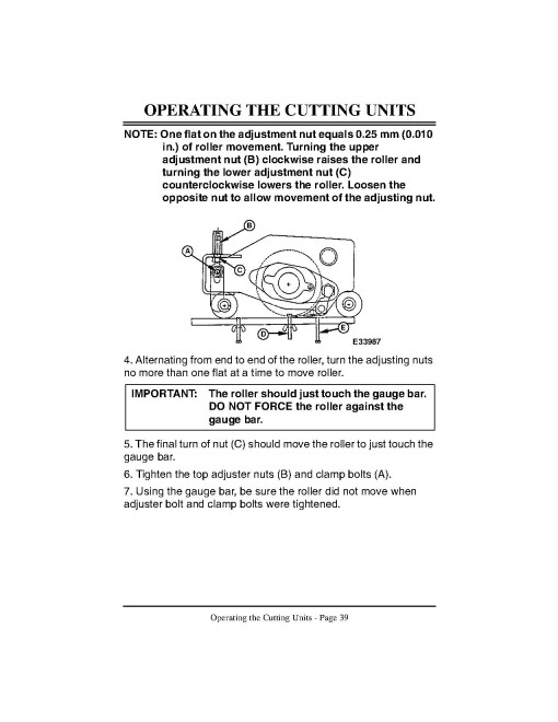 John Deere 3215A and 3235A Lightweight Fairway Mowers (SN: from 030201) (Export Edition) Operators Manual (OMMT2834)