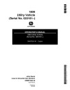 John Deere 1800 Utility Vehicles (SN: from 020160) (Export Edition) Operators Manual (OMMT3545)