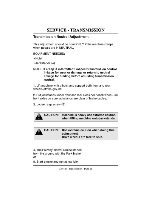 John Deere 3215 and 3235 Lightweight Fairway Mowers (SN: 010001 - 020000) (North America) Operators Manual (OMMT394)