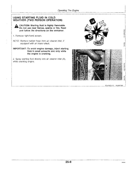 John Deere 6500 Self-Propelled Sprayers (SN: 000001-002000) (North America) Operators Manual (OMN200311)