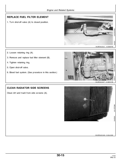 John Deere 6500 Self-Propelled Sprayers (SN: 006001 - 008148) (North America) Operators Manual (OMN200480)