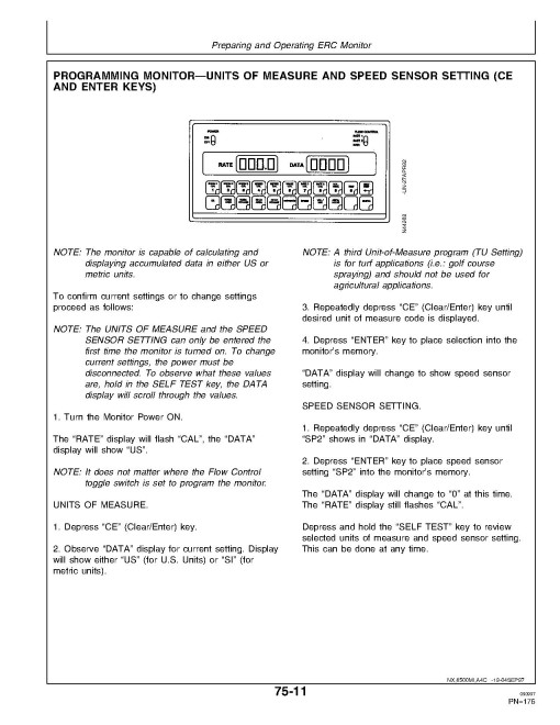 John Deere 6500 (SN.from 008149) and 6600 (SN.from 000101) Self-Propelled Sprayers (North America) Operators Manual (OMN200552)
