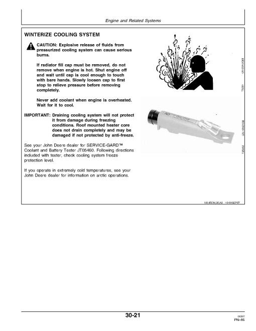 John Deere 6500 (SN.from 008149) and 6600 (SN.from 000101) Self-Propelled Sprayers (North America) Operators Manual (OMN200552)