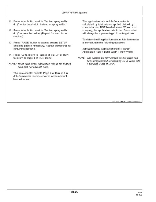 John Deere 4920 Self-Propelled Sprayers (SN: from 000101) (North America) Operators Manual (OMN300349)