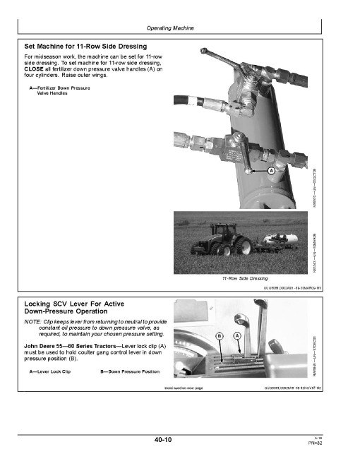 John Deere 2510H High Speed Nutrient Applicators (SN: 004001 - 740100) (North America) Operators Manual (OMN300919)