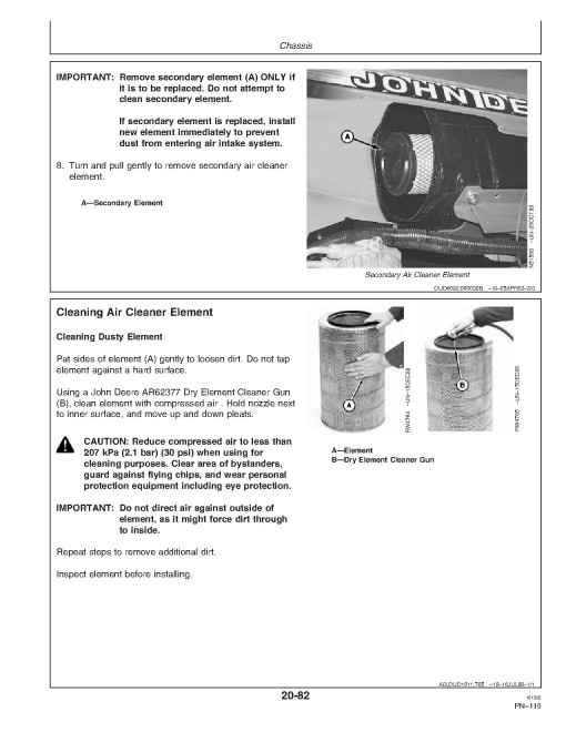 John Deere 4710 Self-Propelled Sprayers (SN: 004001 - 006000) (North America) Operators Manual (OMN301182)