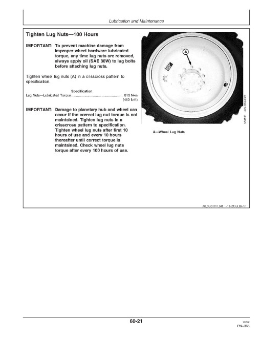 John Deere 4710 Self-Propelled Sprayers (SN: 004001 - 006000) (North America) Operators Manual (OMN301182)