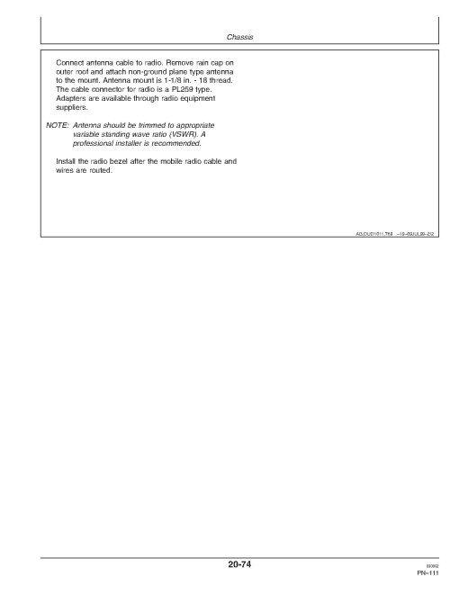 John Deere 4710 Self-Propelled Sprayers (SN: up to 004000) (North America) Operators Manual (OMN303735)