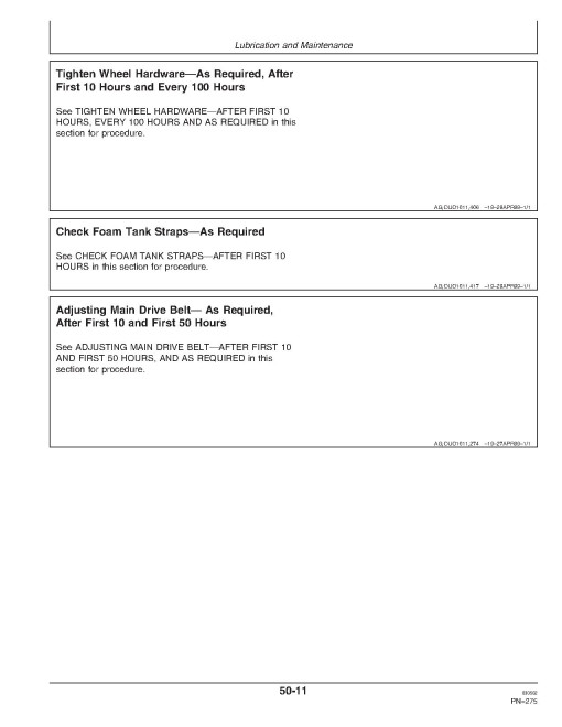 John Deere 6700 Self-Propelled Sprayers (SN: 006001 - 008000) (North America) Operators Manual (OMN303739)