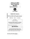 John Deere 4730 and 4830 Self-Propelled Sprayers (SN: 013001 - 018000) (North America) Operators Manual (OMN401928)