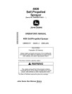 John Deere 4930 Self-Propelled Sprayers (SN: from 013001) (North America) Operators Manual (OMN401971)