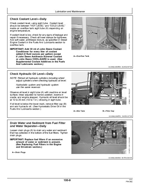 John Deere 4730 and 4830 Self-Propelled Sprayers (SN: 013001 - 018000) (China) Operators Manual (OMN402487)