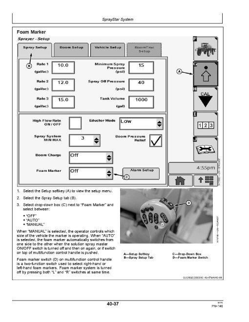 John Deere 4930 Self-Propelled Sprayers (SN: from 013001) (China) Operators Manual (OMN402488)