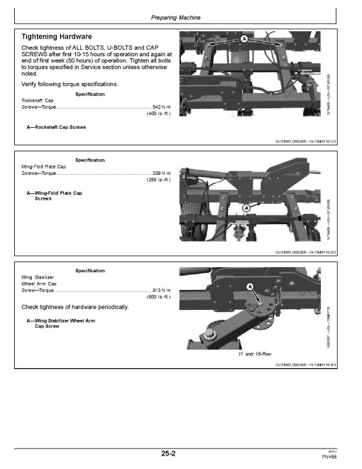 John Deere 2510H High Spees Nutrient Applicators (SN: 740101 - 745100) (North America) Operators Manual (OMN405397)