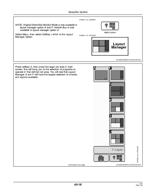 John Deere 4730 and 4830 Self-Propelled Sprayers SN: 018001-023000, North America, Operators Manual (OMN405418)