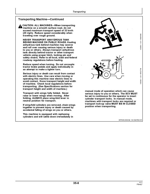 John Deere 2510C Nutrient Applicators (SN: from 740101) (North America) Operators Manual (OMN405517)