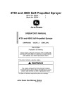John Deere 4730 and 4830 Self-Propelled Sprayers (SN: from 023001) (Export Edition) Operators Manual (OMN409362)