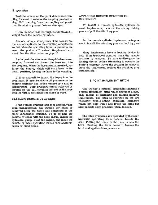 John Deere 8020 4WD Articulated Tractors (North America) Operators Manual (OMR37261)