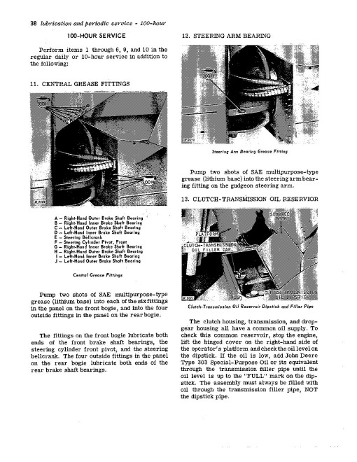 John Deere 8020 4WD Articulated Tractors (North America) Operators Manual (OMR37261)